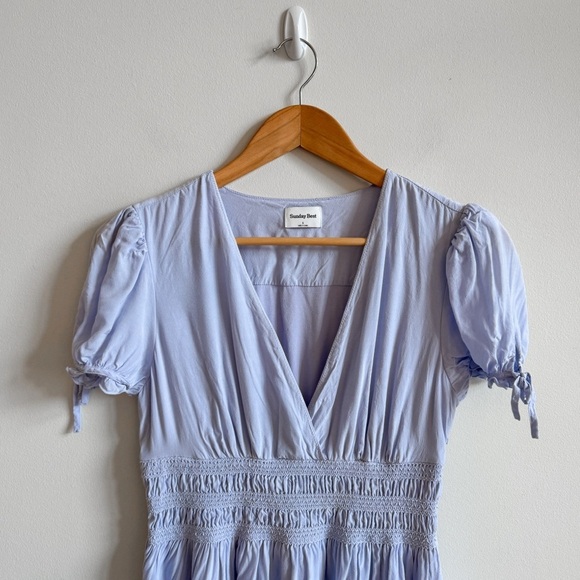 SUNDAY BEST • Locket Dress in Dusk Blue - Picture 6 of 14
